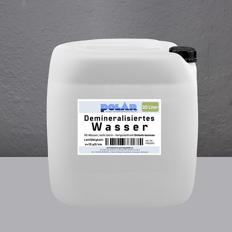 Polar Demineralisiertes Wasser, nach VDE 0510/DIN EN 62877