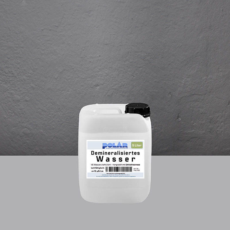Polar Demineralisiertes Wasser, nach VDE 0510/DIN EN 62877