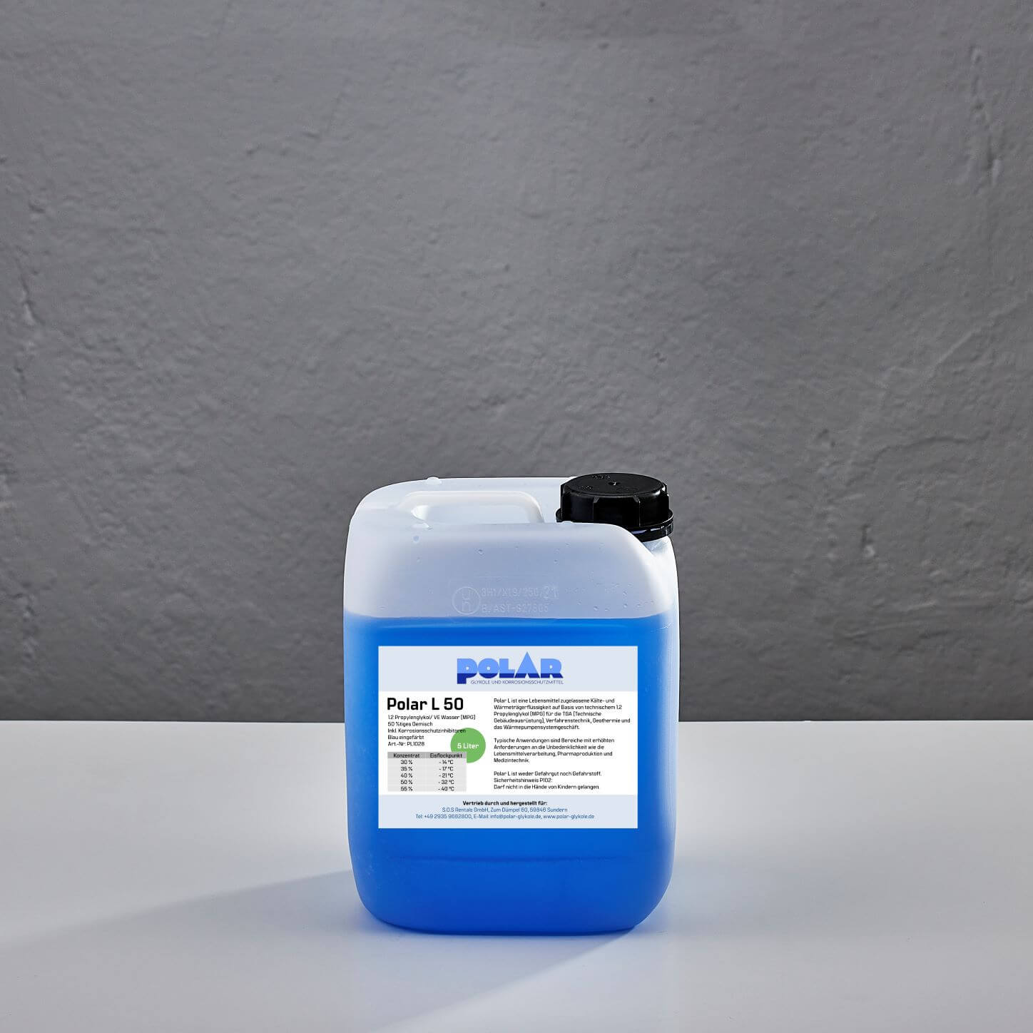 Polar L-MPG Glykol 50% Gemisch 5 Liter Kanister