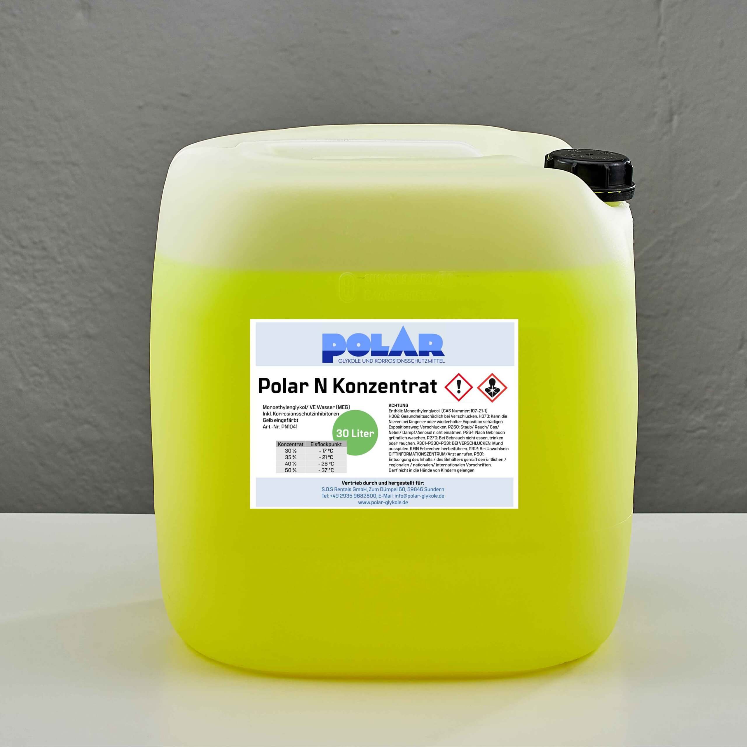 Polar N-MEG Glykol 100% Konzentrat 30 Liter