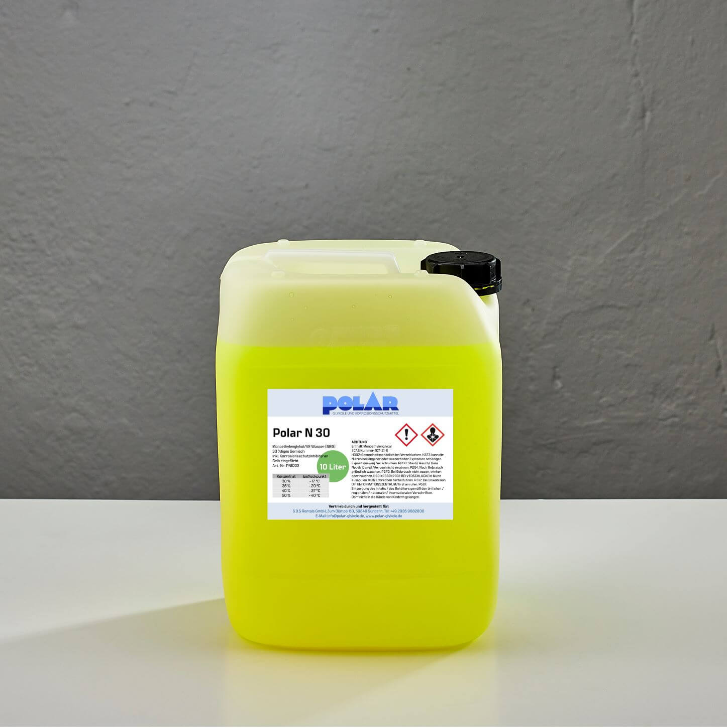 Polar N-MEG Glykol 30% Gemisch 10 Liter Kanister