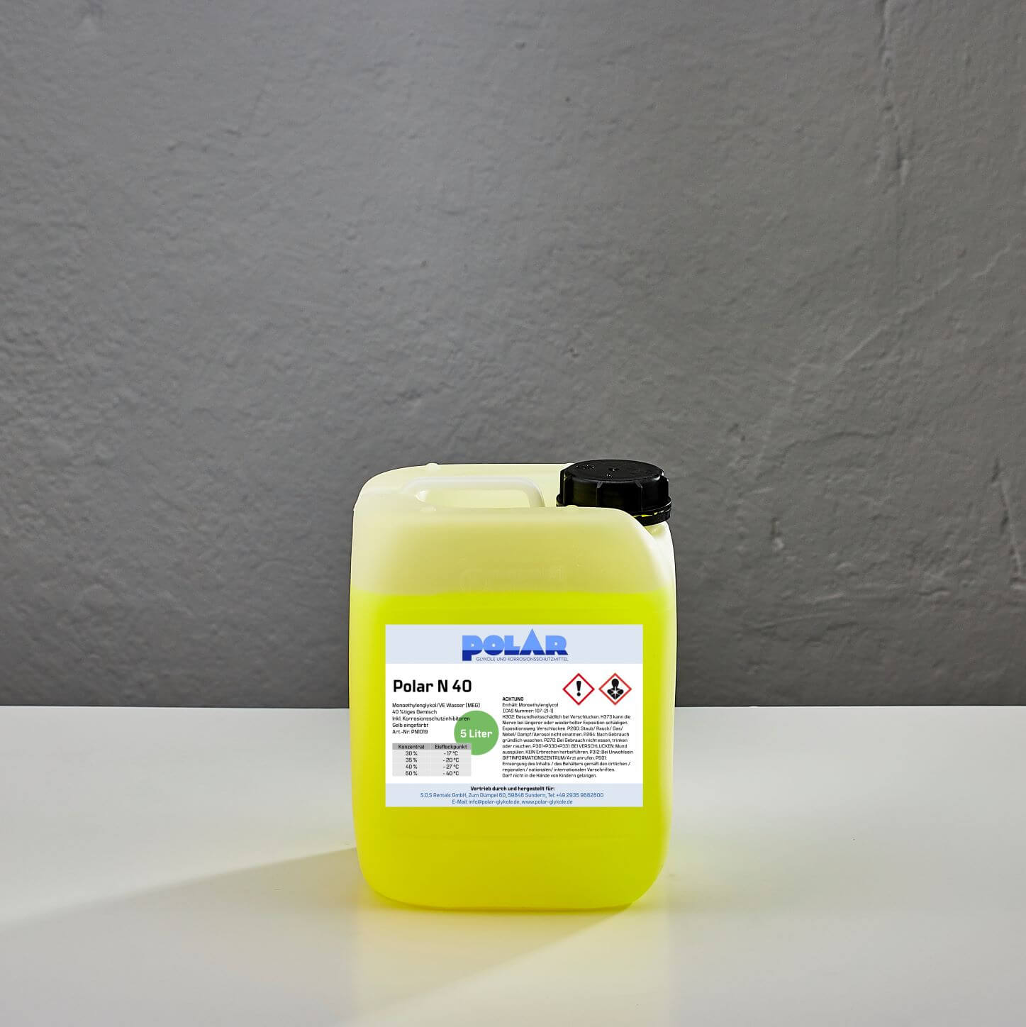 Polar N-MEG Glykol 40% Gemisch 5 Liter Kanister